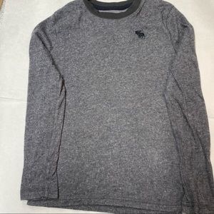 Abercrombie kids long sleeve shirt. Dark Grey. Excellent, like new condition